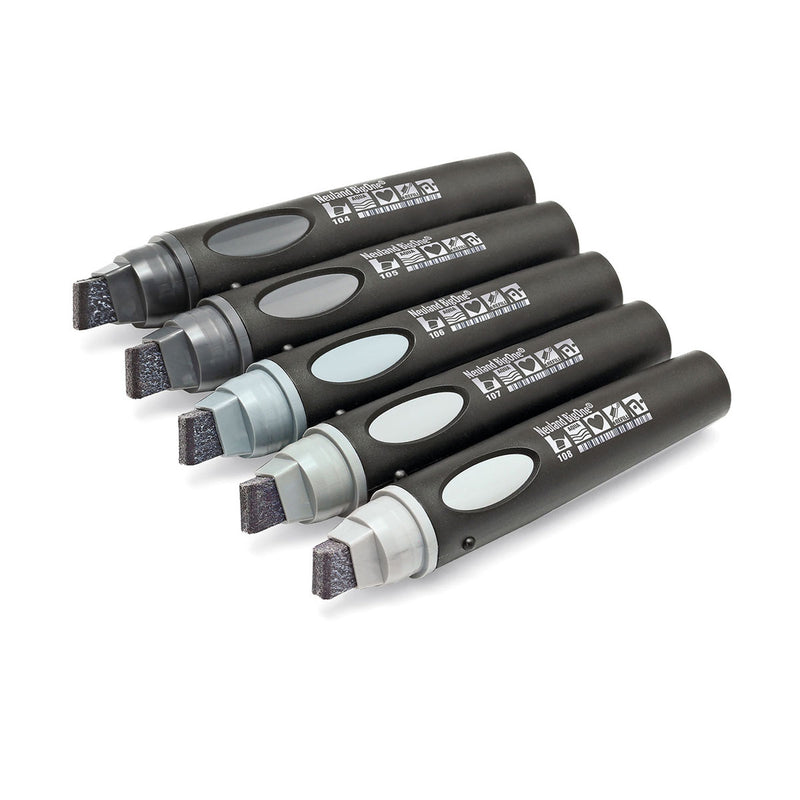 Neuland BigOne® wedge, 5 color sets - Set No. 7 Tones of Grey