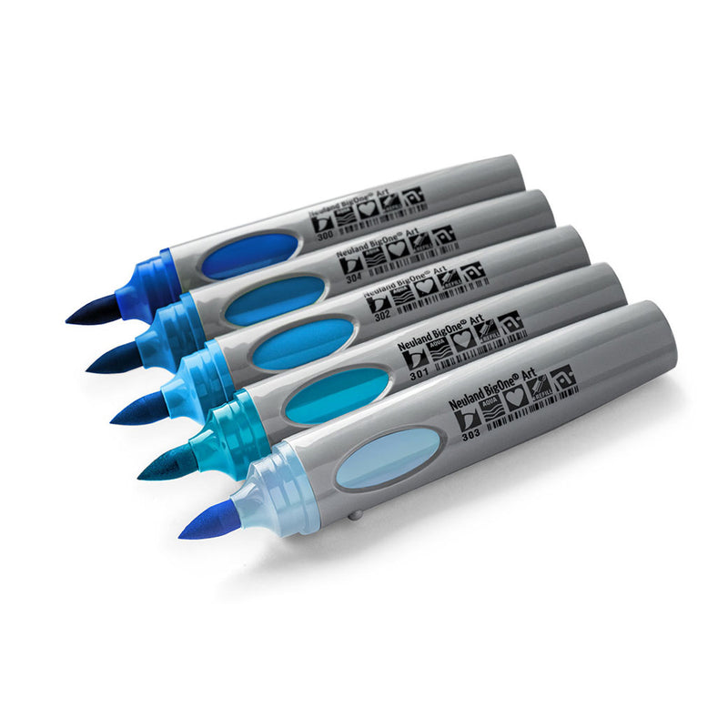Neuland BigOne® Art, 5/color sets - Set No. 9 Blue Sky