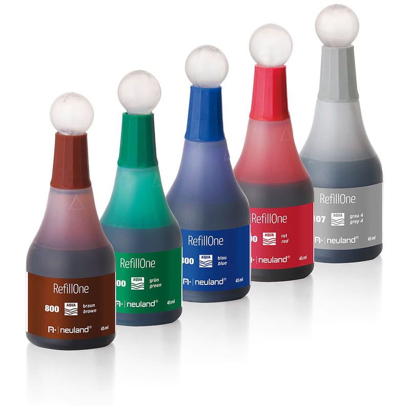 RefillOne Ink, water-based, 5 color set - No. 24 Kilt