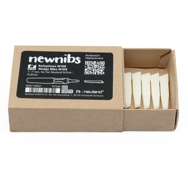WIDE Replacement Wedge Nibs 1-7 mm - for the Neuland No.One®