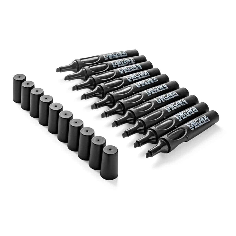 Neuland No.One®, wedge nib 2-6 mm, Set of 10 - No. U1 black