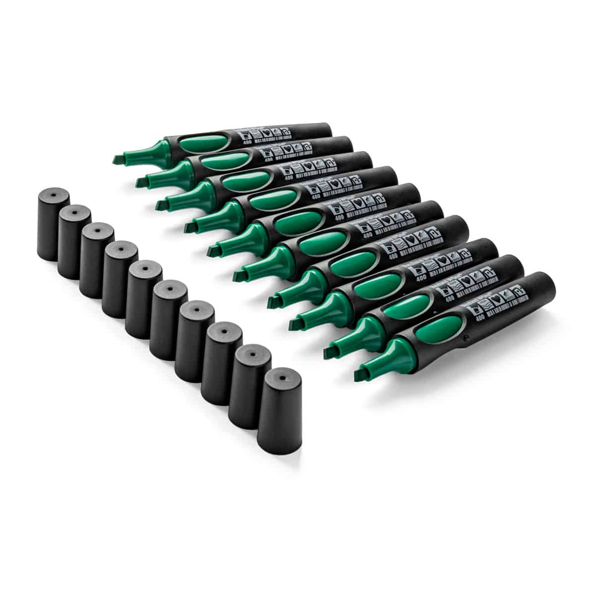 Neuland No.One® Uni Set, 10-Pack Facilitation Markers, wedge nib
