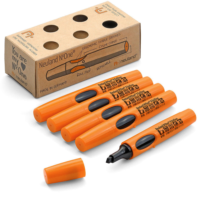 Neuland No.One® Outliner, 5/set U5, wedge nib