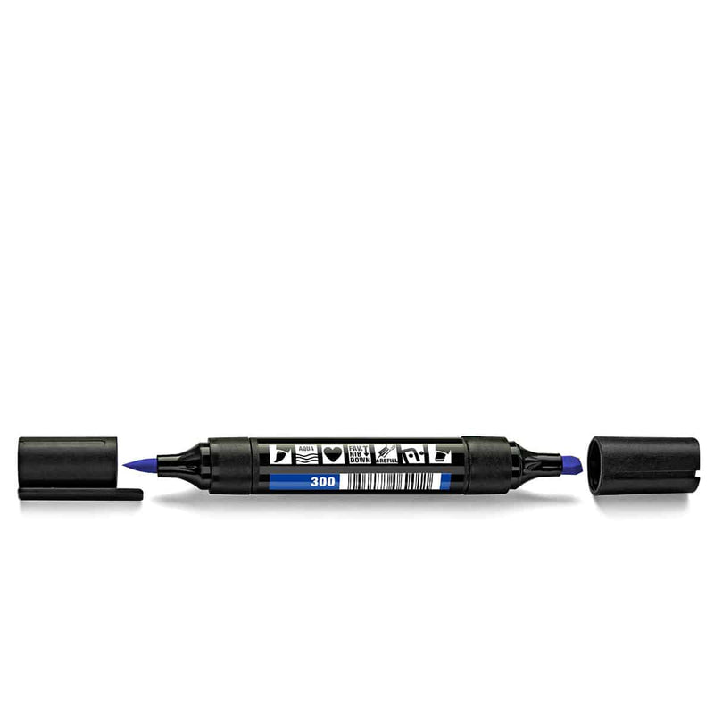 Neuland TwinOne®, chisel- and brush nib, single colors