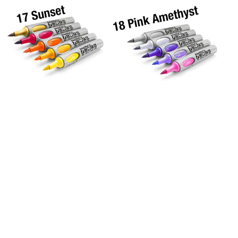 Neuland No.One® Art, brush nib 0.5-7 mm, 5/color sets - 5 Deep Desert