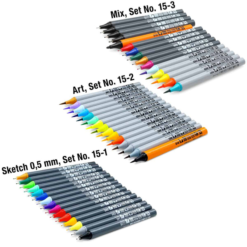 Neuland FineOne®, 15/color set - Art, Set No. 15-2