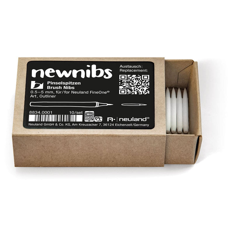 Replacement nibs Neuland FineOne® Art, brush nib 0,5 – 5 mm