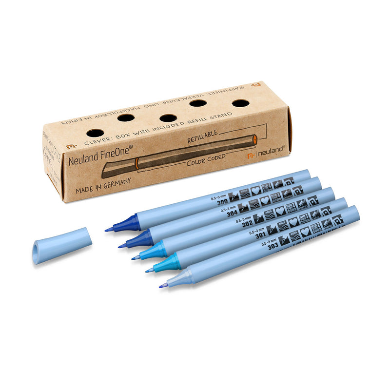 Neuland FineOne® Flex, 5/color sets - Set No. 9 Blue Sky