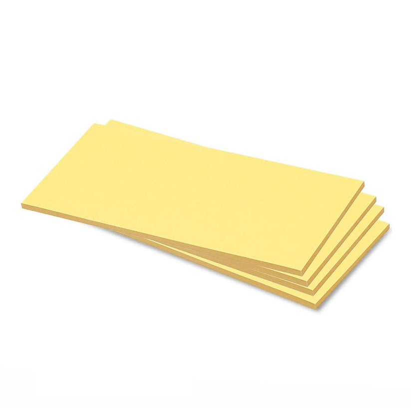 Stick-It Cards, rectangular, 100 sheets, single colors