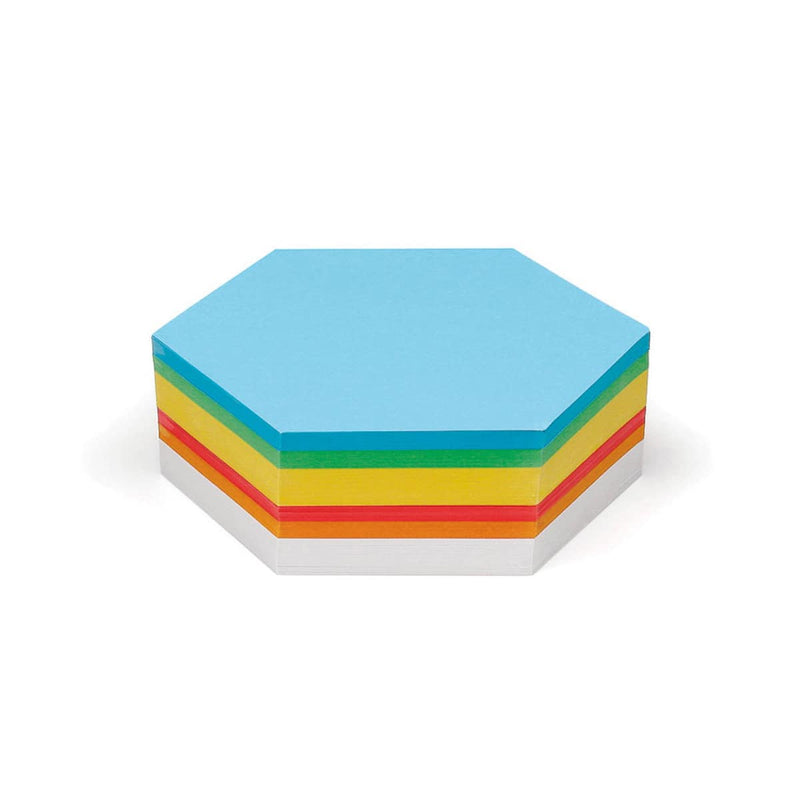 Pin-It Cards, hexagonal, 250 sheets, assorted