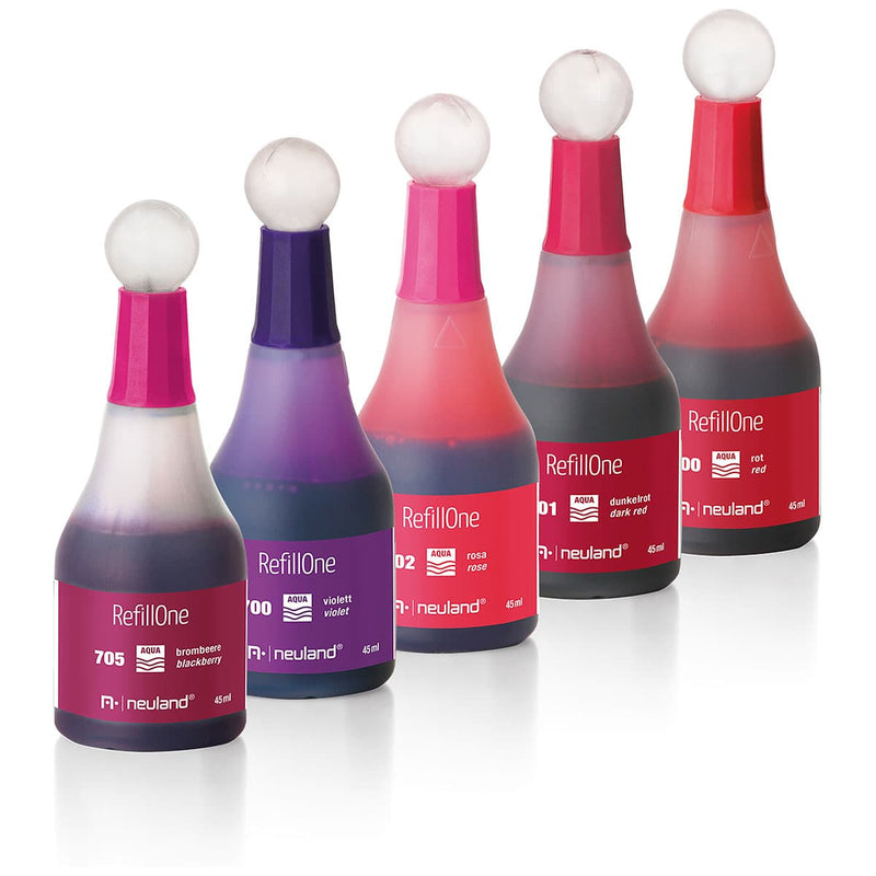 RefillOne Ink, water-based, 5 color set - No. 13 Wild Berries