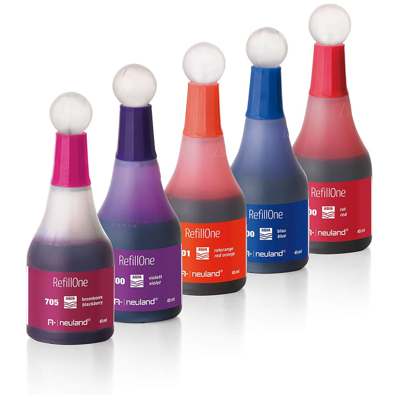 RefillOne Ink, water-based, 5 color set - No. 19 Jellyfish