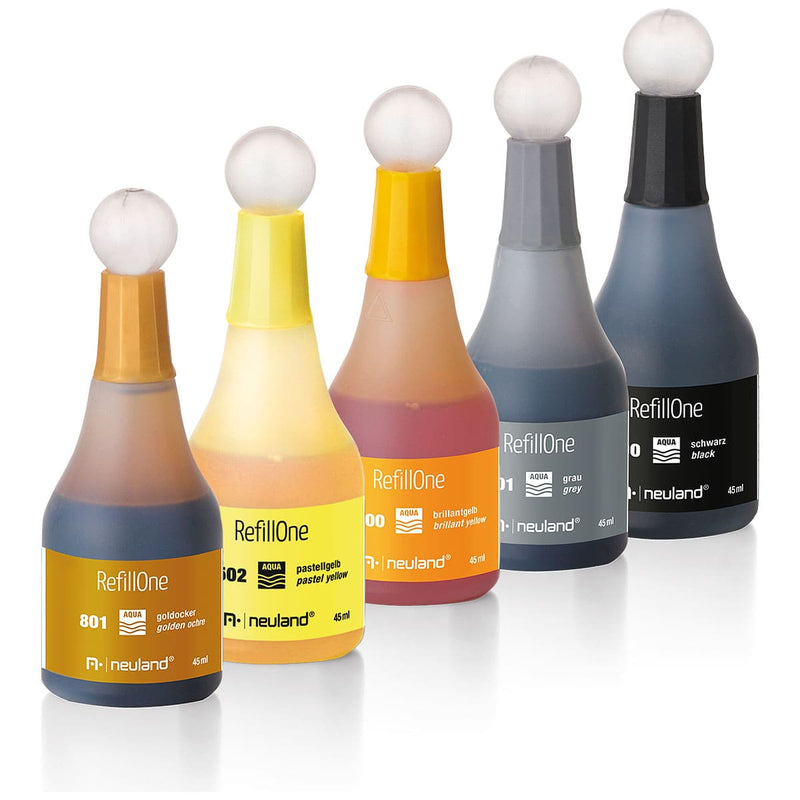 RefillOne Ink, water-based, 5 color set - No. 21 Honey Bee