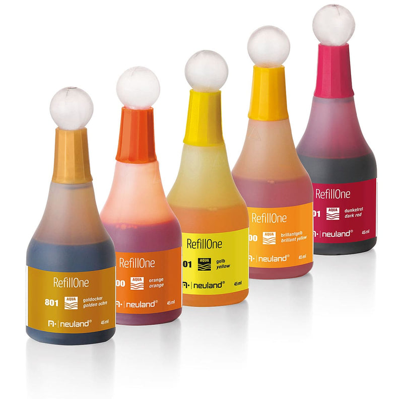 RefillOne Ink, water-based, 5 color set - No. 17 Sunset