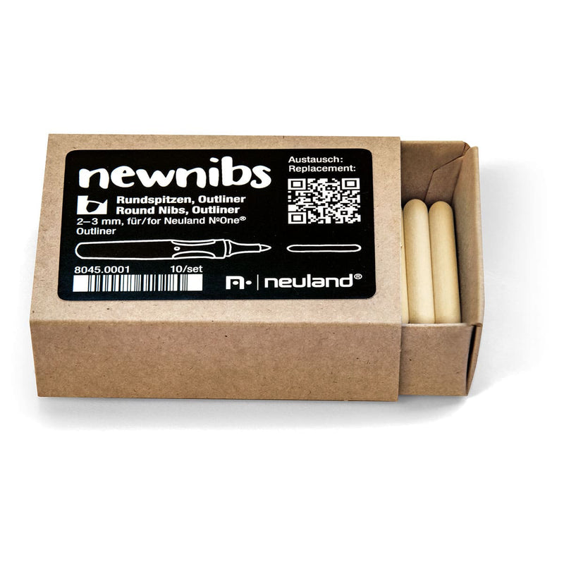 Replacement Round Nibs, 2-3 mm, Neuland No.One® Outliner and Neuland No.One® Cover