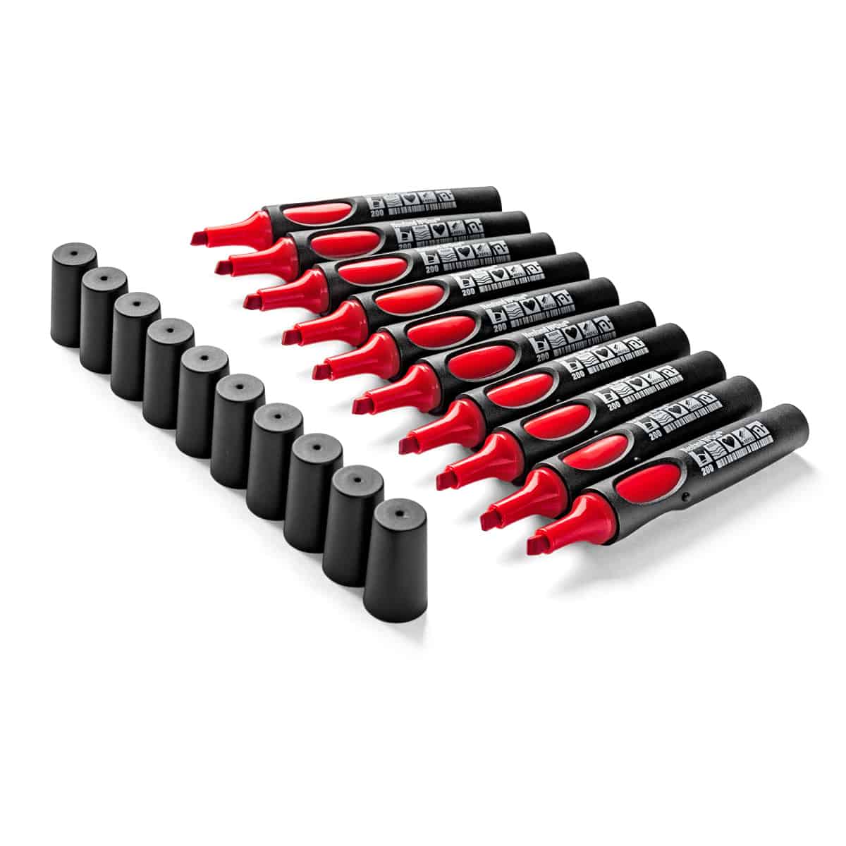 Neuland No.One® Uni Set, 10-Pack Facilitation Markers, wedge nib