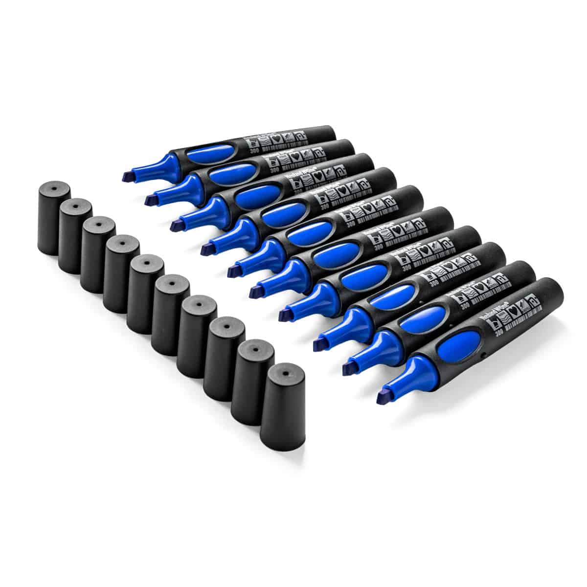 Neuland No.One® Uni Set, 10-Pack Facilitation Markers, wedge nib