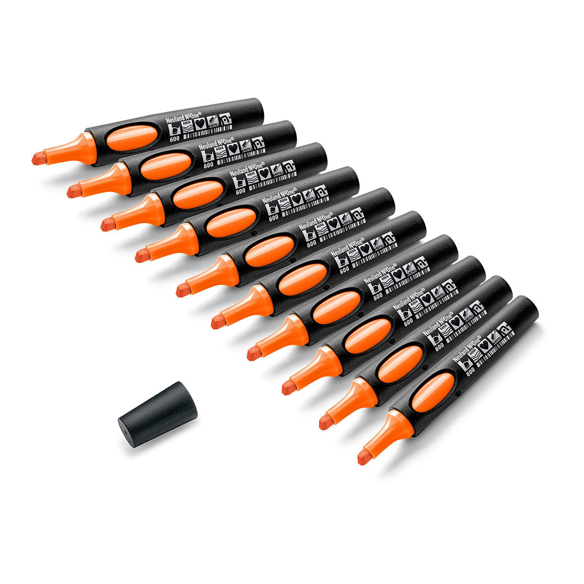 Neuland No.One® Uni Set, 10-Pack Facilitation Markers, wedge nib