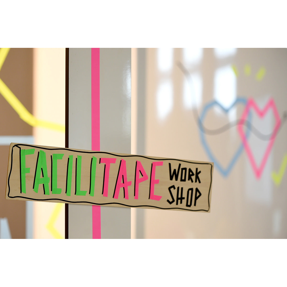 WallTape, special facilitation tape, various colors