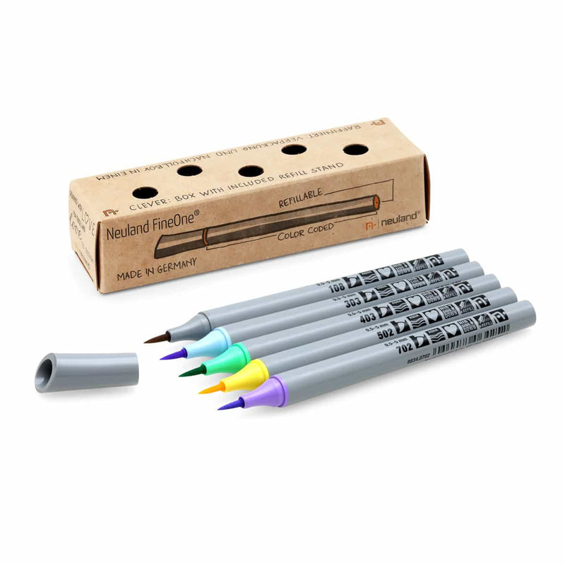 Neuland FineOne® Art, 5/color sets - Set No. 22 Pastel