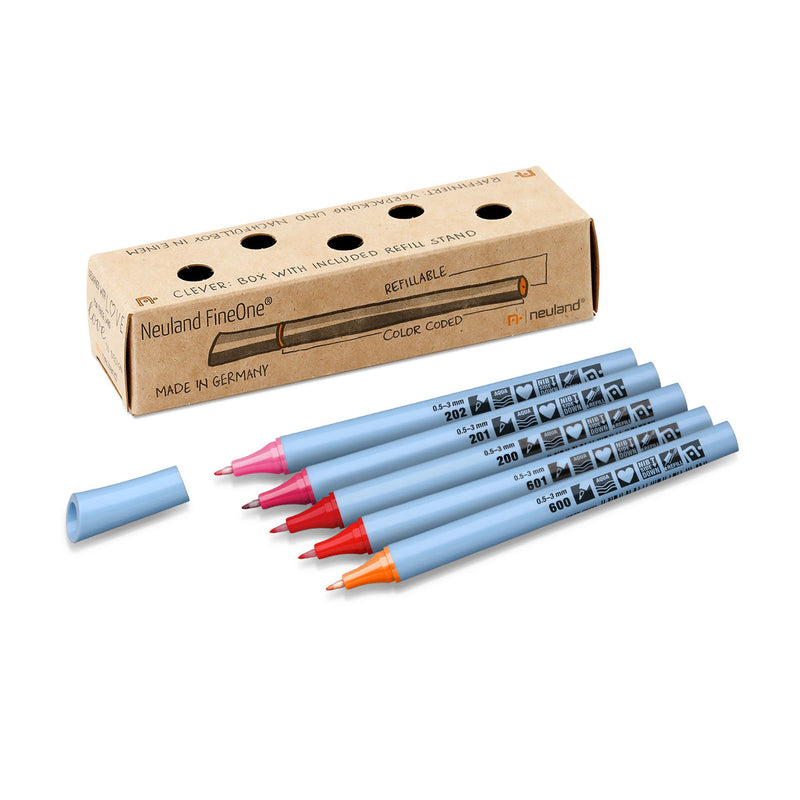 Neuland FineOne® Flex, 5/color sets - Set No. 8 Sweet Sunset