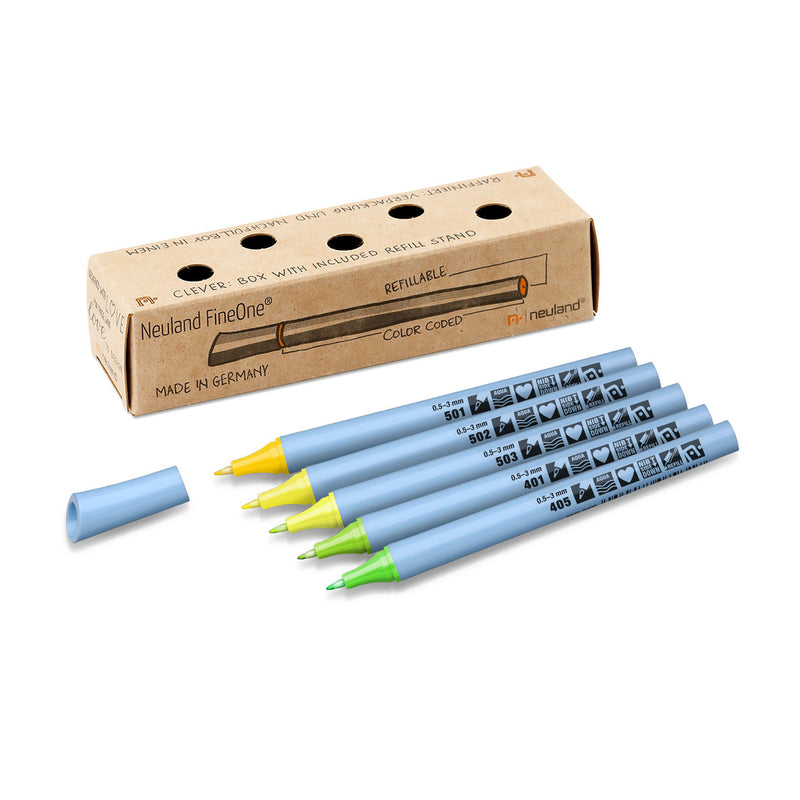 Neuland FineOne® Flex, 5/color sets - Set No. 11 Lemon tree
