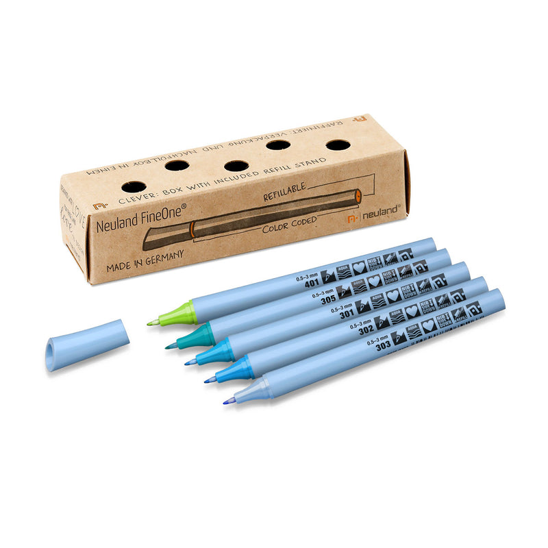 Neuland FineOne® Flex, 5/color sets - Set No. 16 Mermaid´s Kiss