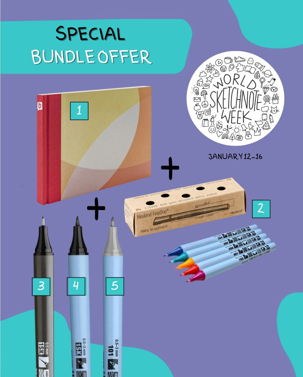 World Sketchnote Week 2026 Bundle